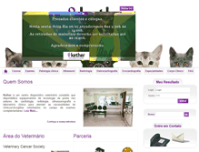 Tablet Screenshot of kethervetlab.com.br